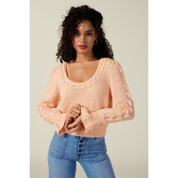 Rouje lila sweater in peach small - Picture 9 of 9